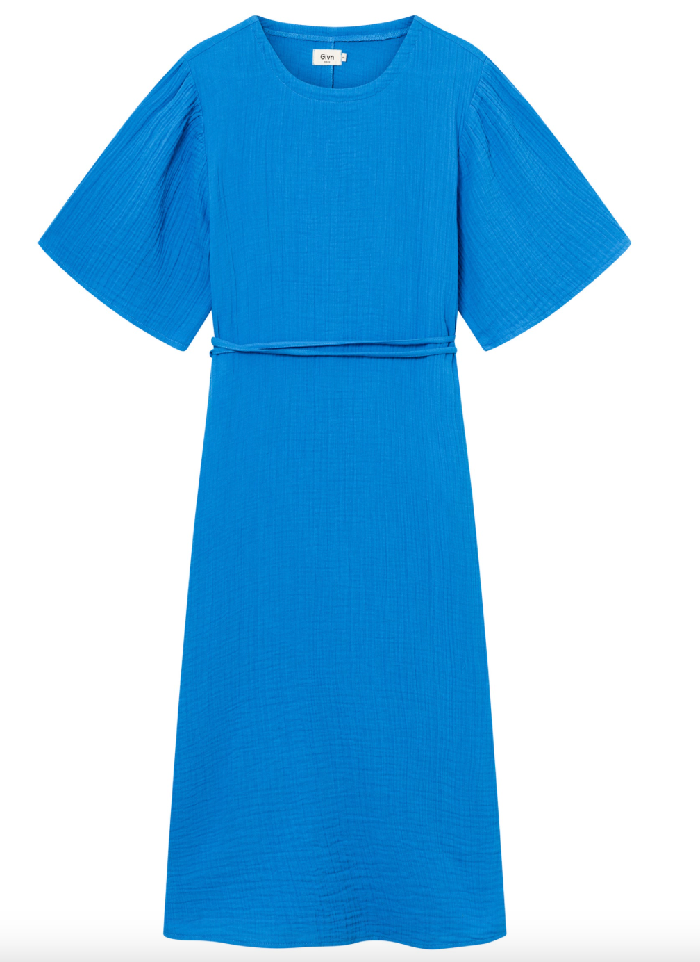 Givn Alva Dress French Blue Musselin