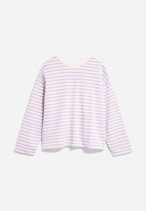 Armedangels FRANKAA MAARLEN Sweatshirt striped lavender light-undyed