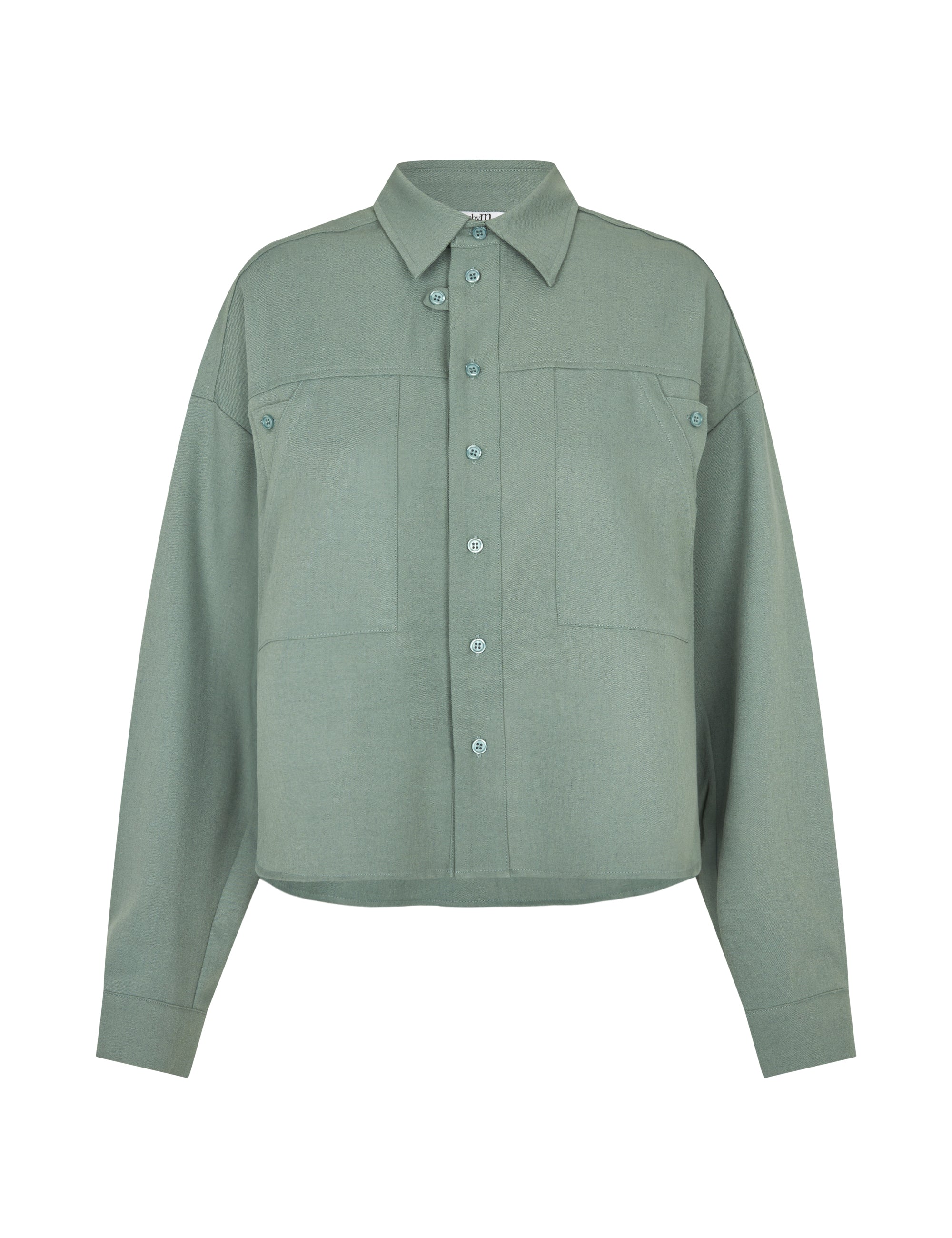 Mbym Levya Blouse Iceberg Green Melange
