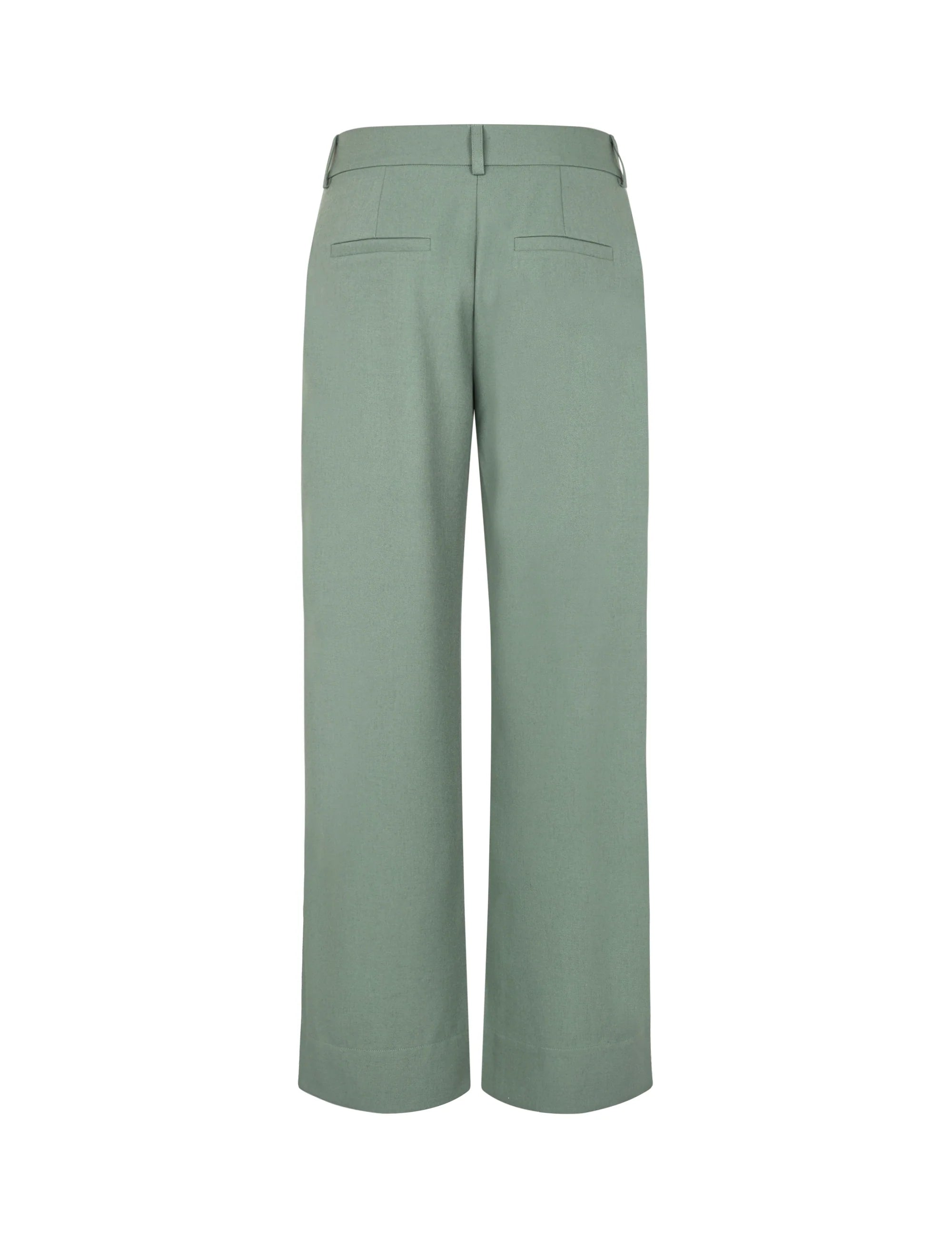 Mbym Rihnwen Trousers Iceberg Green Melange