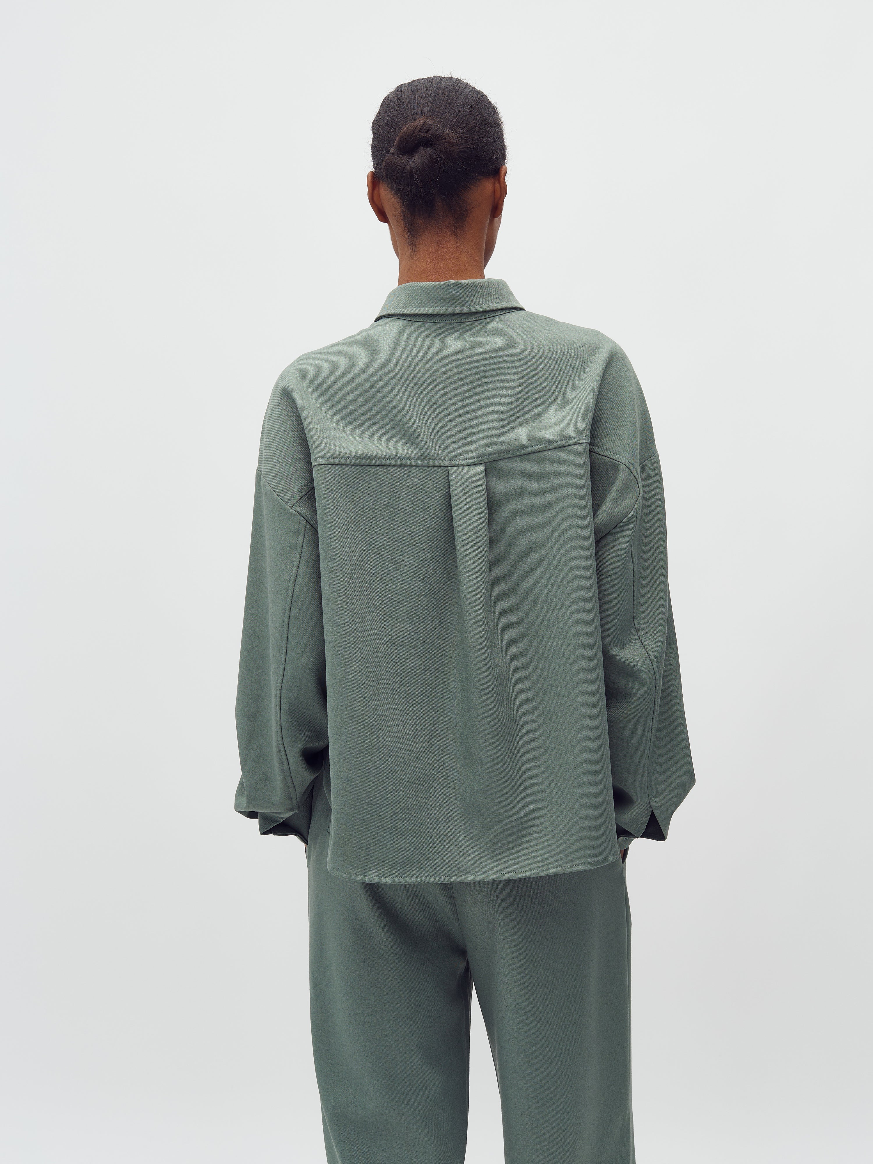 Mbym Levya Blouse Iceberg Green Melange