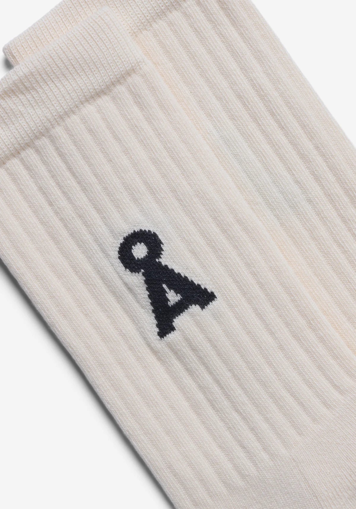 Armedangels Saamus Bold Socks Oatmilk-Black