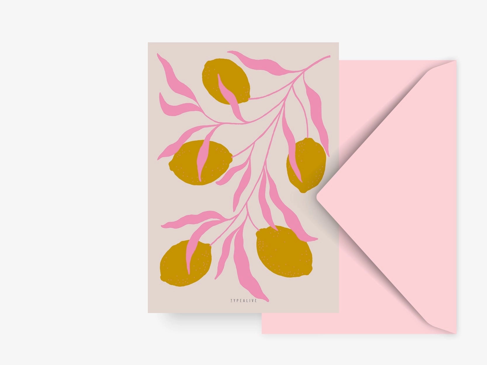 typealive Postkarte Lemon Branch