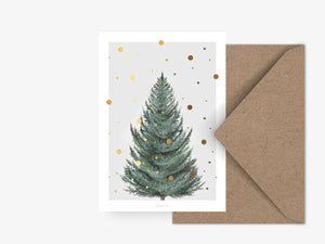 typealive Postkarte Tanne
