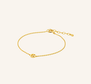Pernille Corydon Peace Bracelet Gold Plated