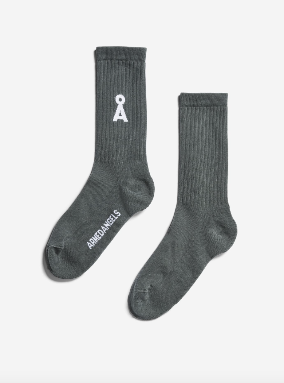 Armedangels Saamu Socks Bold Space Steel