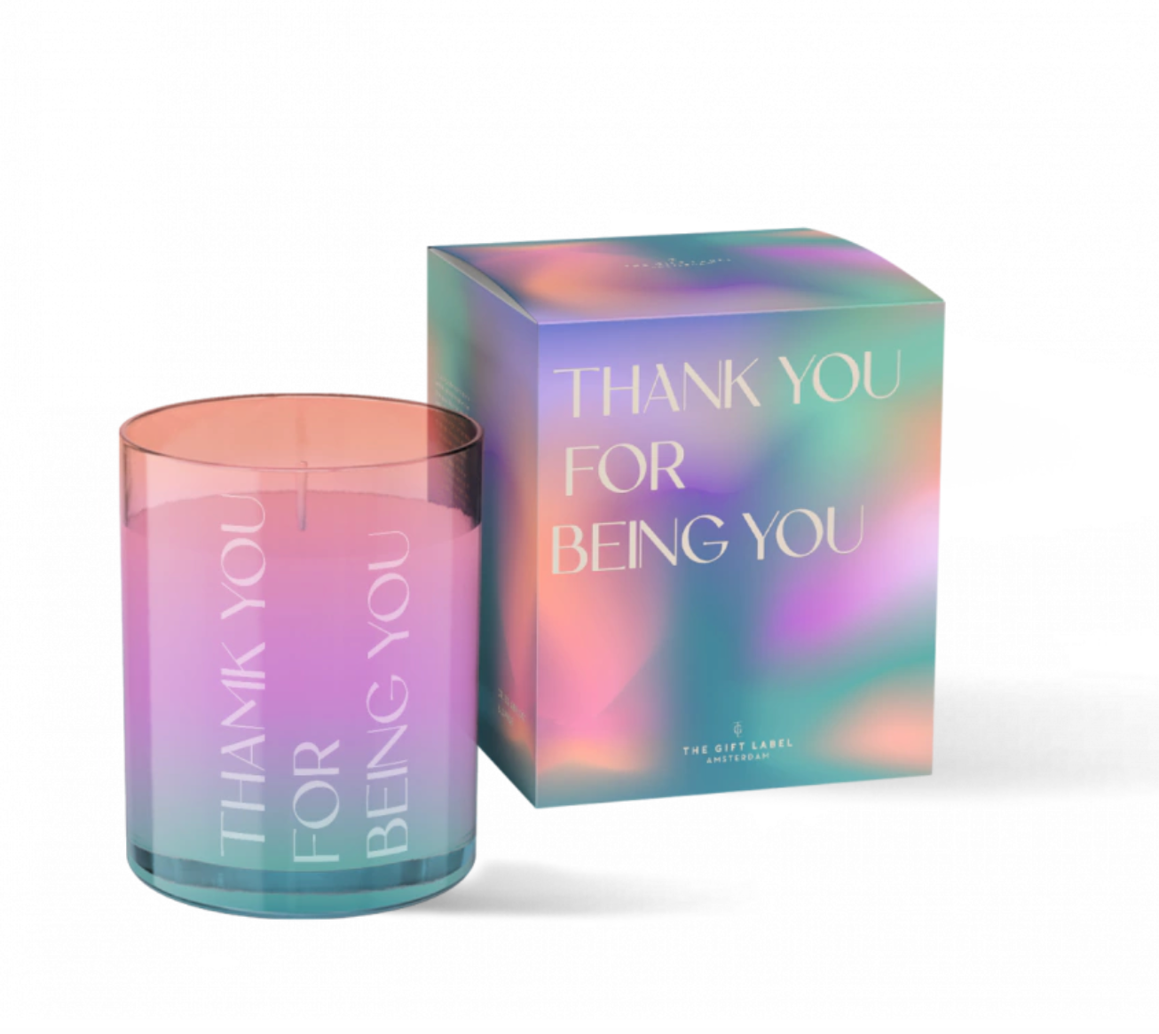 The Gift Label Candle Small Thank You For Being You