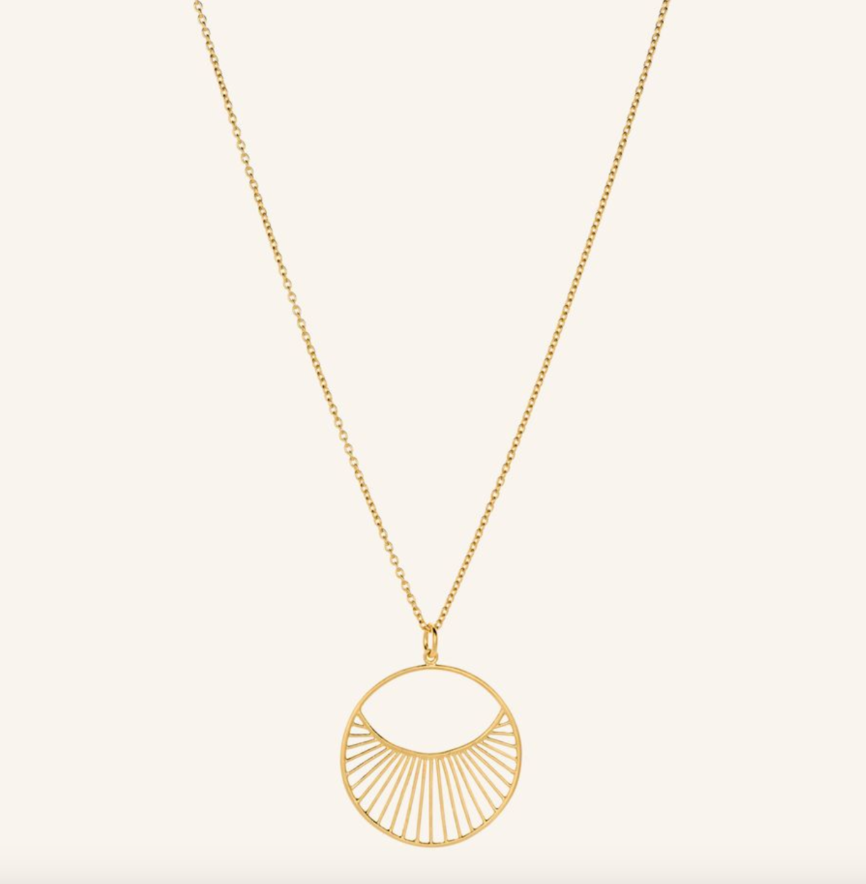 Pernille Corydon Daylight Necklace Long Gold Plated