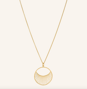 Pernille Corydon Daylight Necklace Long Gold Plated