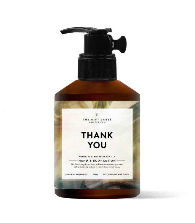 The Gift Label Hand Lotion Thank You