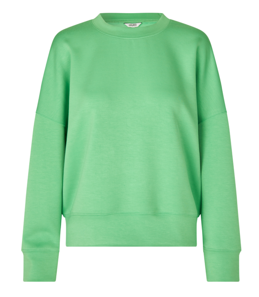 Mbym Gill Sweatshirt Green Bouquet