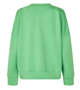 Mbym Gill Sweatshirt Green Bouquet