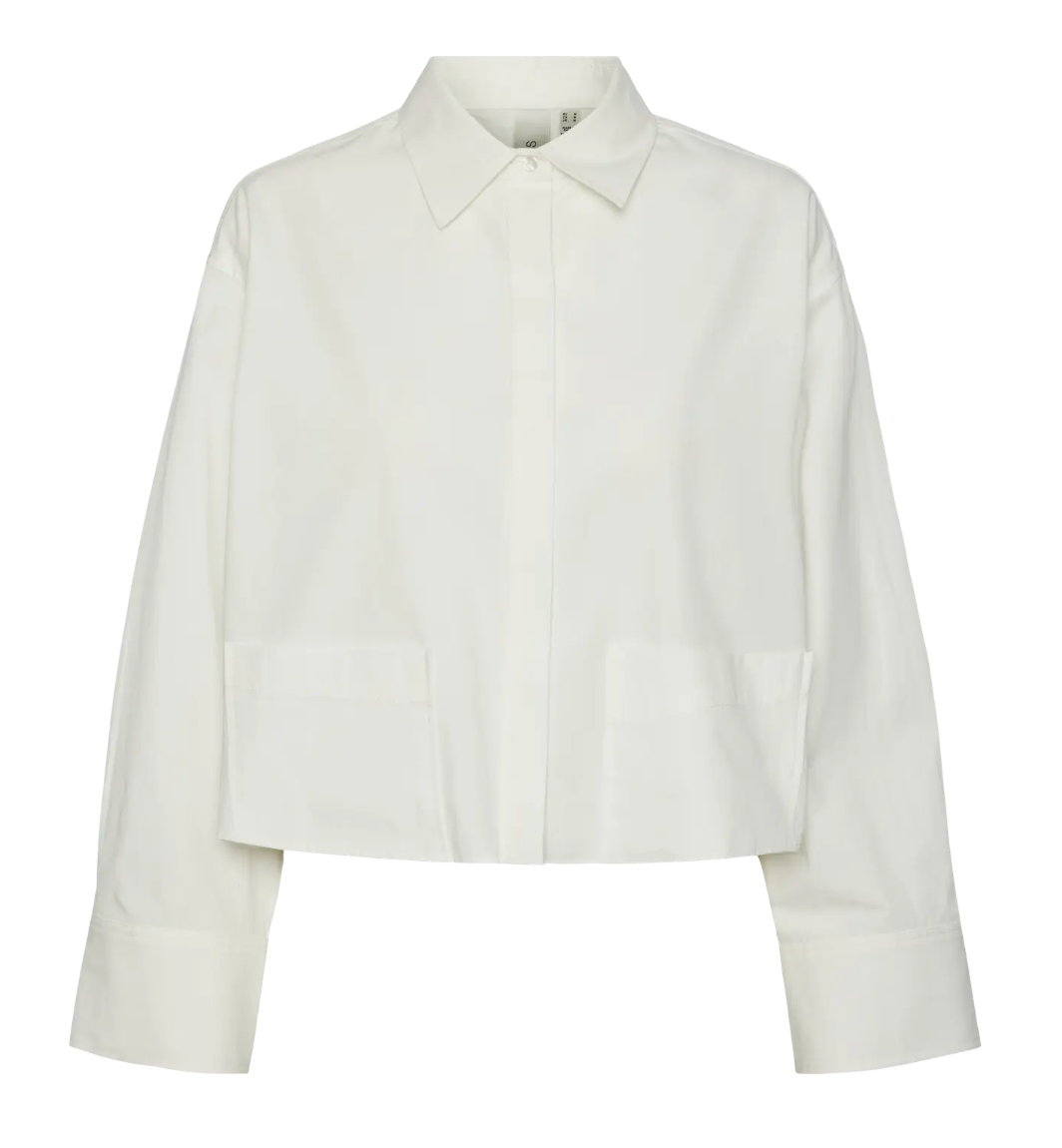 YAS Yaslee Short Shirt Star White