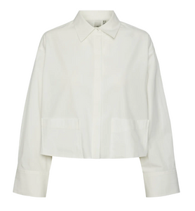 YAS Yaslee Short Shirt Star White
