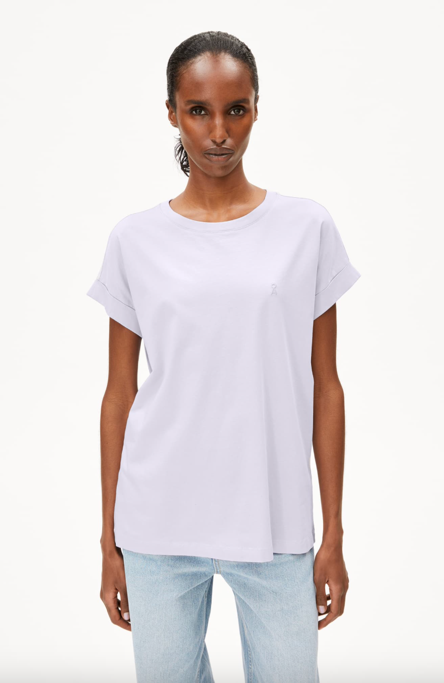 Armedangels IDAARA Logo Shirt soft lilac