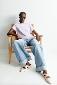 Armedangels IDAARA Logo Shirt soft lilac