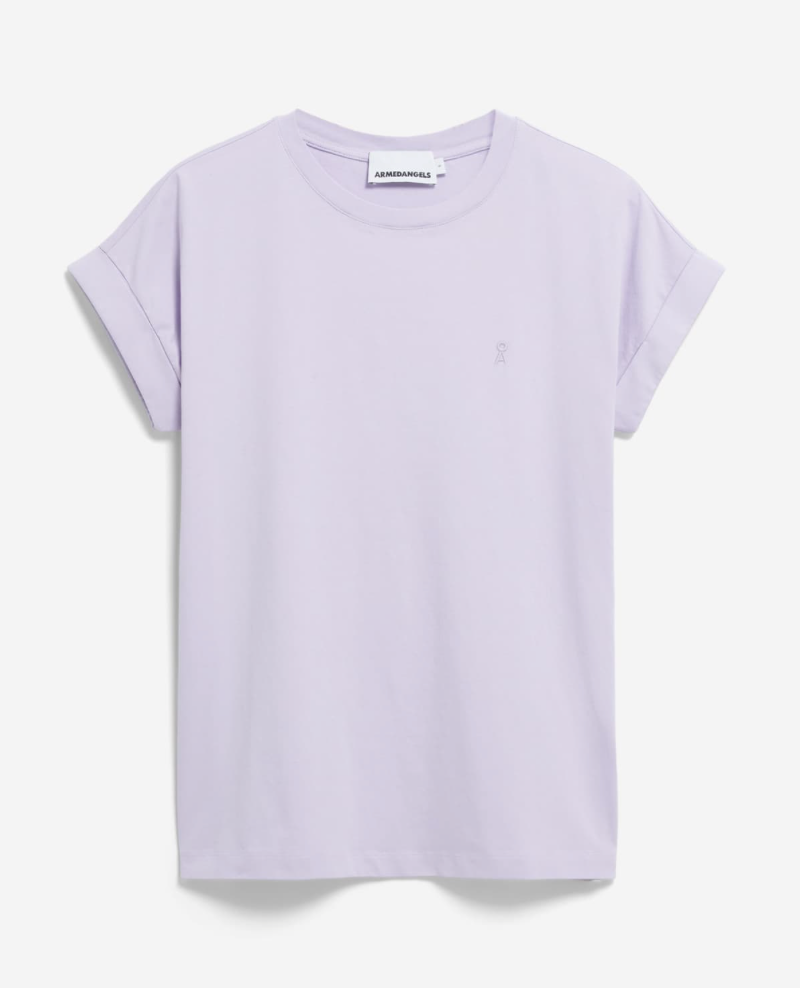 Armedangels IDAARA Logo Shirt soft lilac