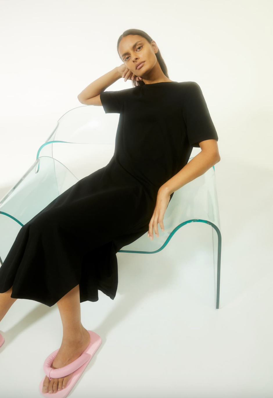 Armedangels XELINAA JERSEYKLEID black