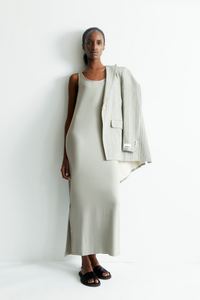 Armedangels Jerseykleid MAELIAA SOLID seagreen