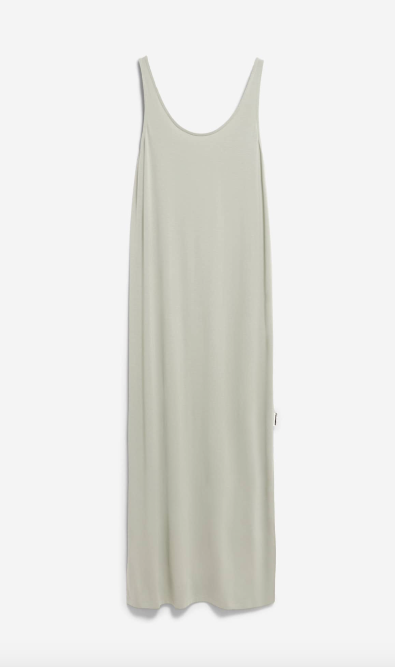 Armedangels Jerseykleid MAELIAA SOLID seagreen