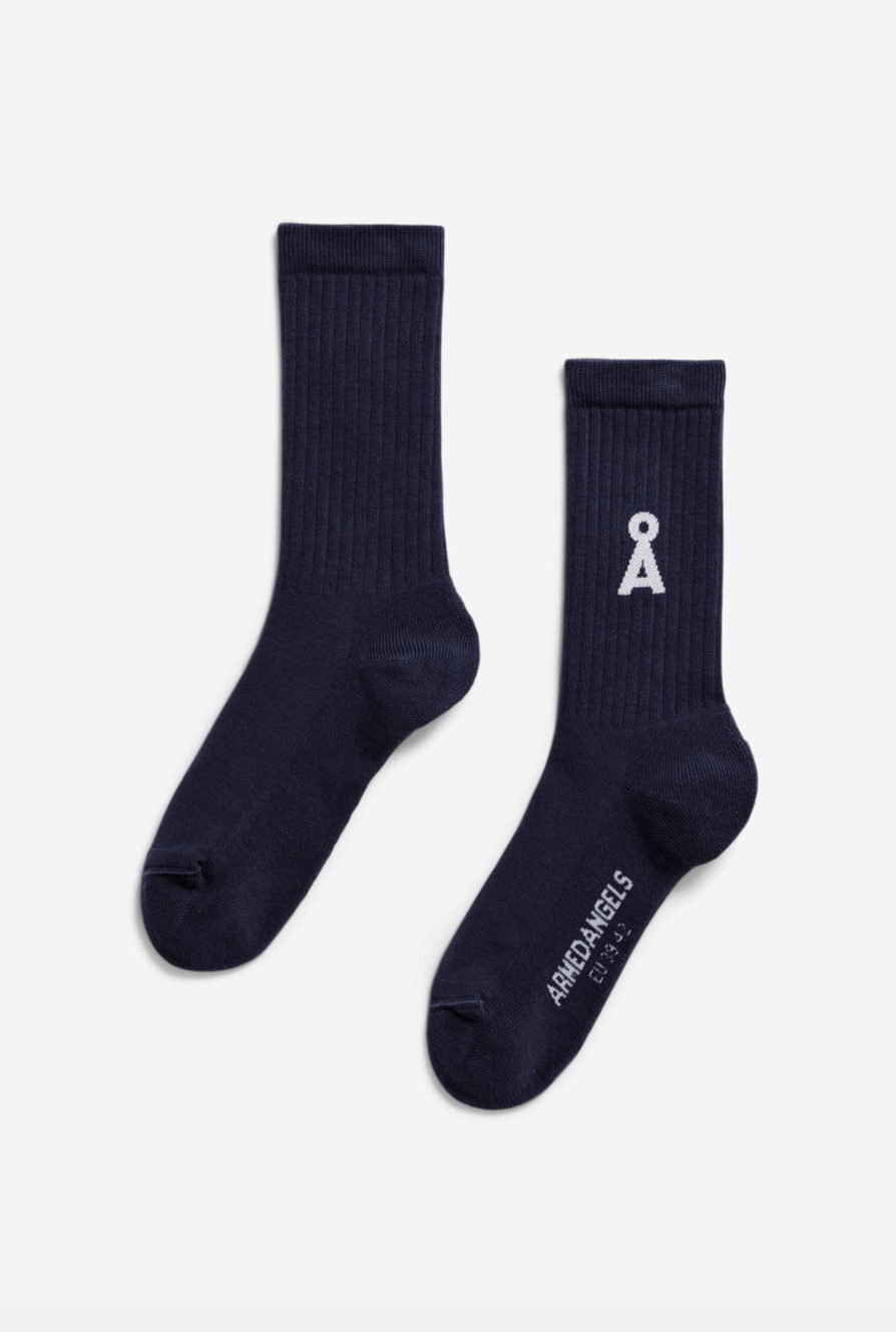 Armedangels Saamus Bold Socks Night Sky