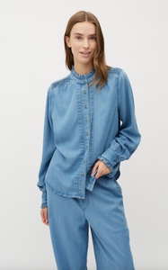 Mbym Gabrielle Shirt Blue Soft Wash