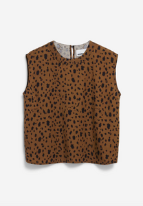 Armedangels Neraali Top Leopaa Dark Camel