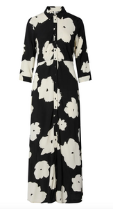 YAS Savanna Long Dress Black Mille