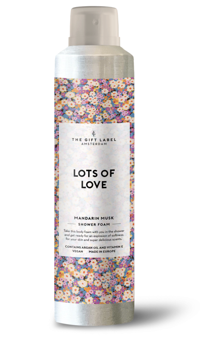 The Gift Label Shower Foam Lots Of Love