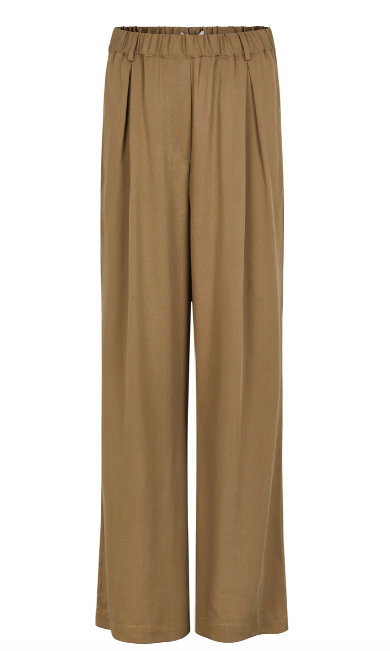 Soft Rebels Stormy Midwest Wide Pant Toasted Coconut