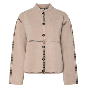 YAS Yasjena Cardigan Taupe/Grey Black