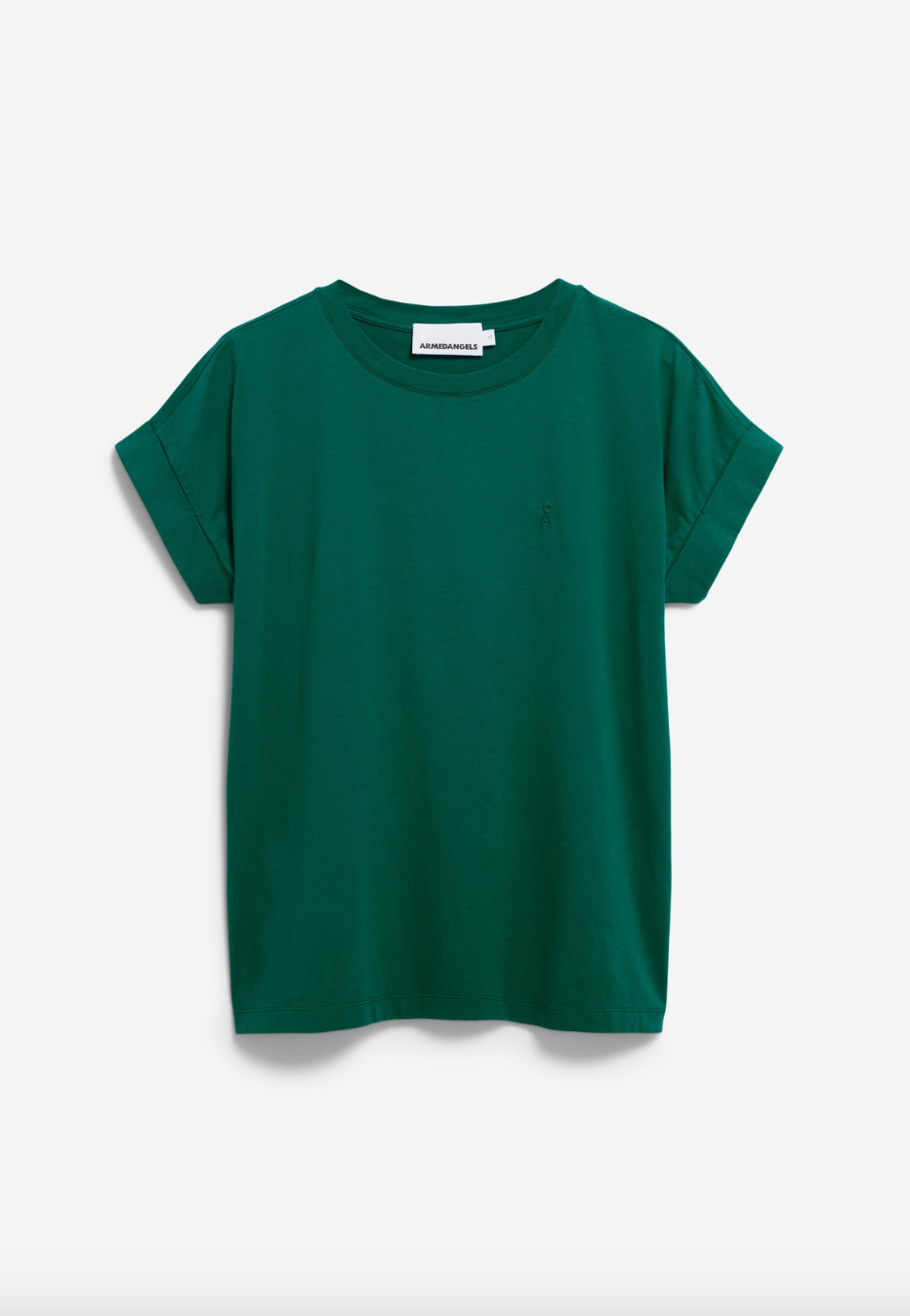 Armedangels IDAARA Logo Shirt emerald green