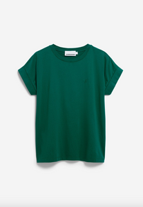 Armedangels IDAARA Logo Shirt emerald green