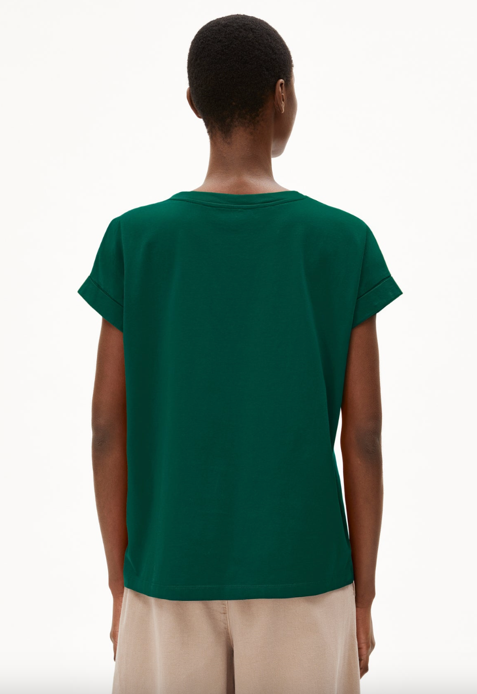 Armedangels IDAARA Logo Shirt emerald green