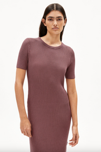 Armedangels Strickkleid ELAINAAS Dark Berry