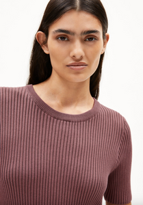 Armedangels Strickkleid ELAINAAS Dark Berry