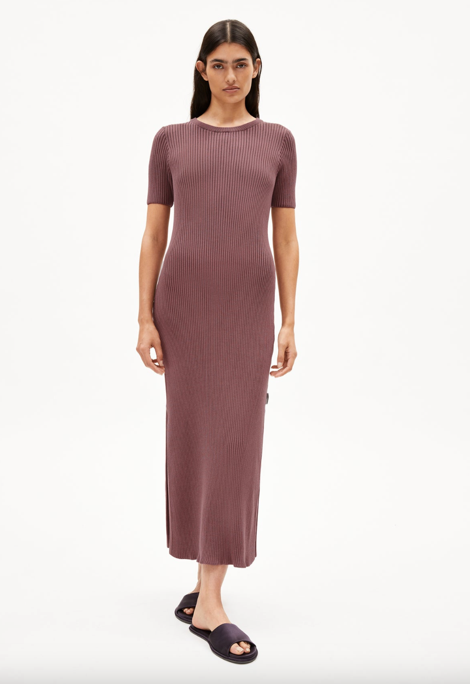 Armedangels Strickkleid ELAINAAS Dark Berry