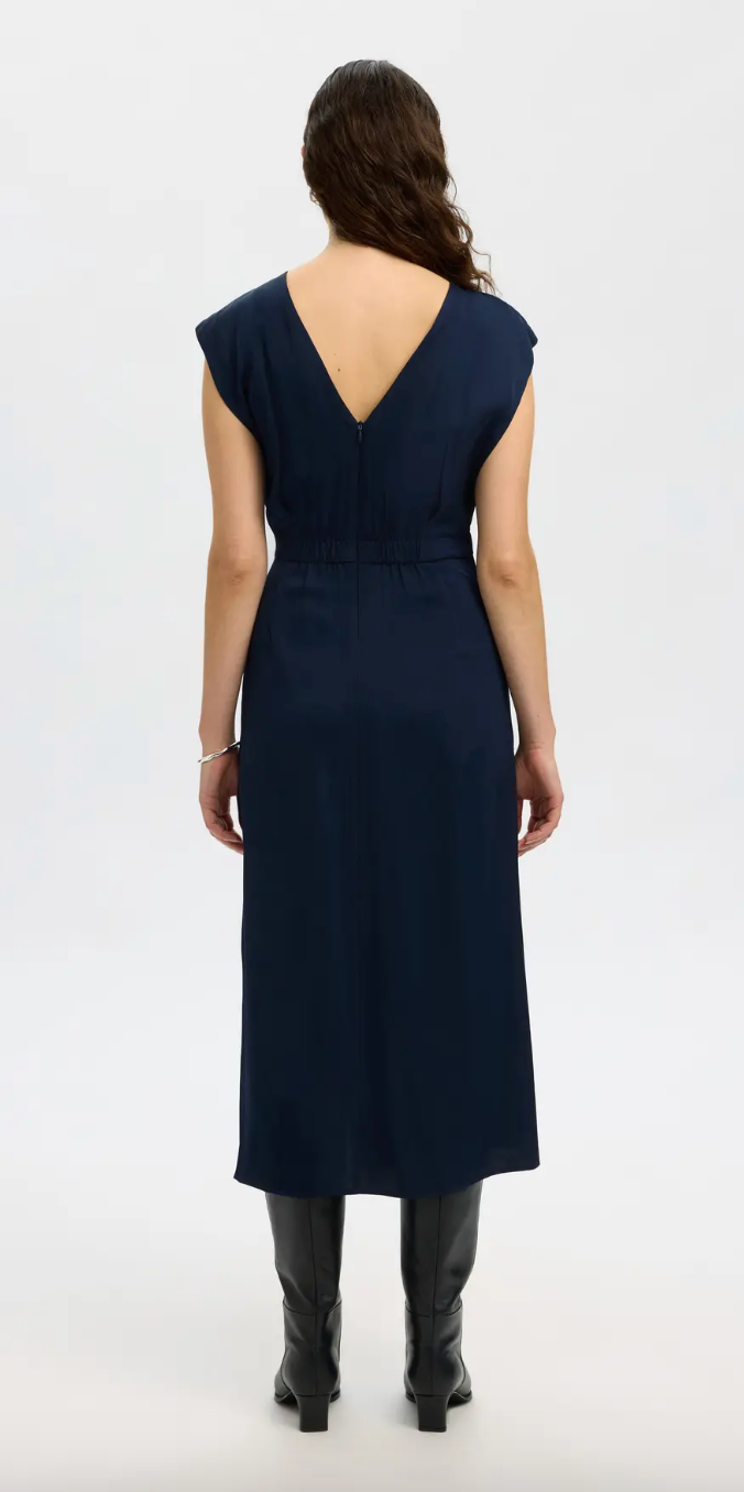 Selected Femme Leonore Slim Midi Dress