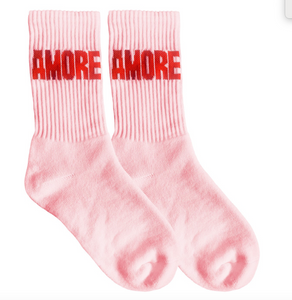 Navucko Socken AMORE rosa rot