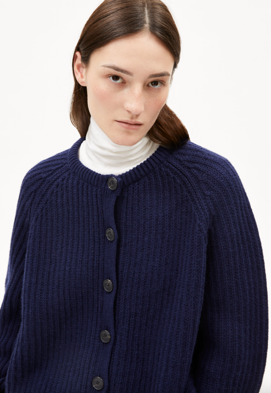 Armedangels Selmaa Cardigan Tinted Navy