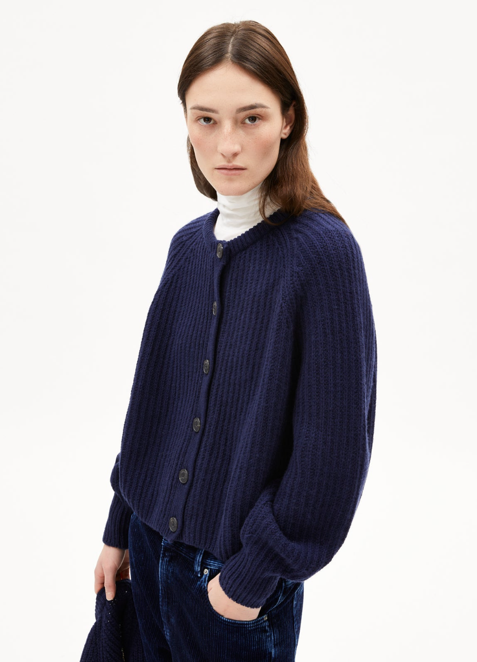 Armedangels Selmaa Cardigan Tinted Navy