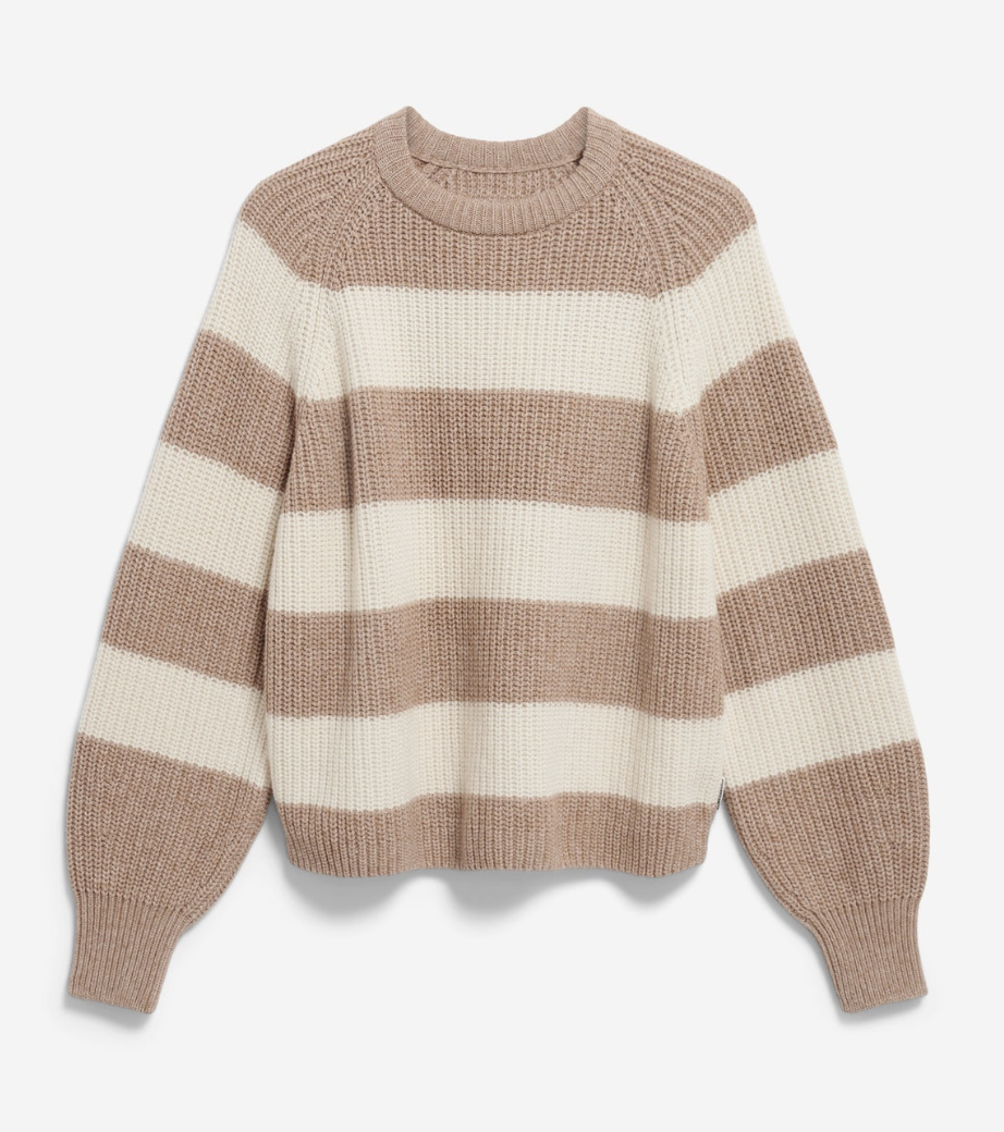 Armedangels Kaagi Stripes Pullover Camel Melange