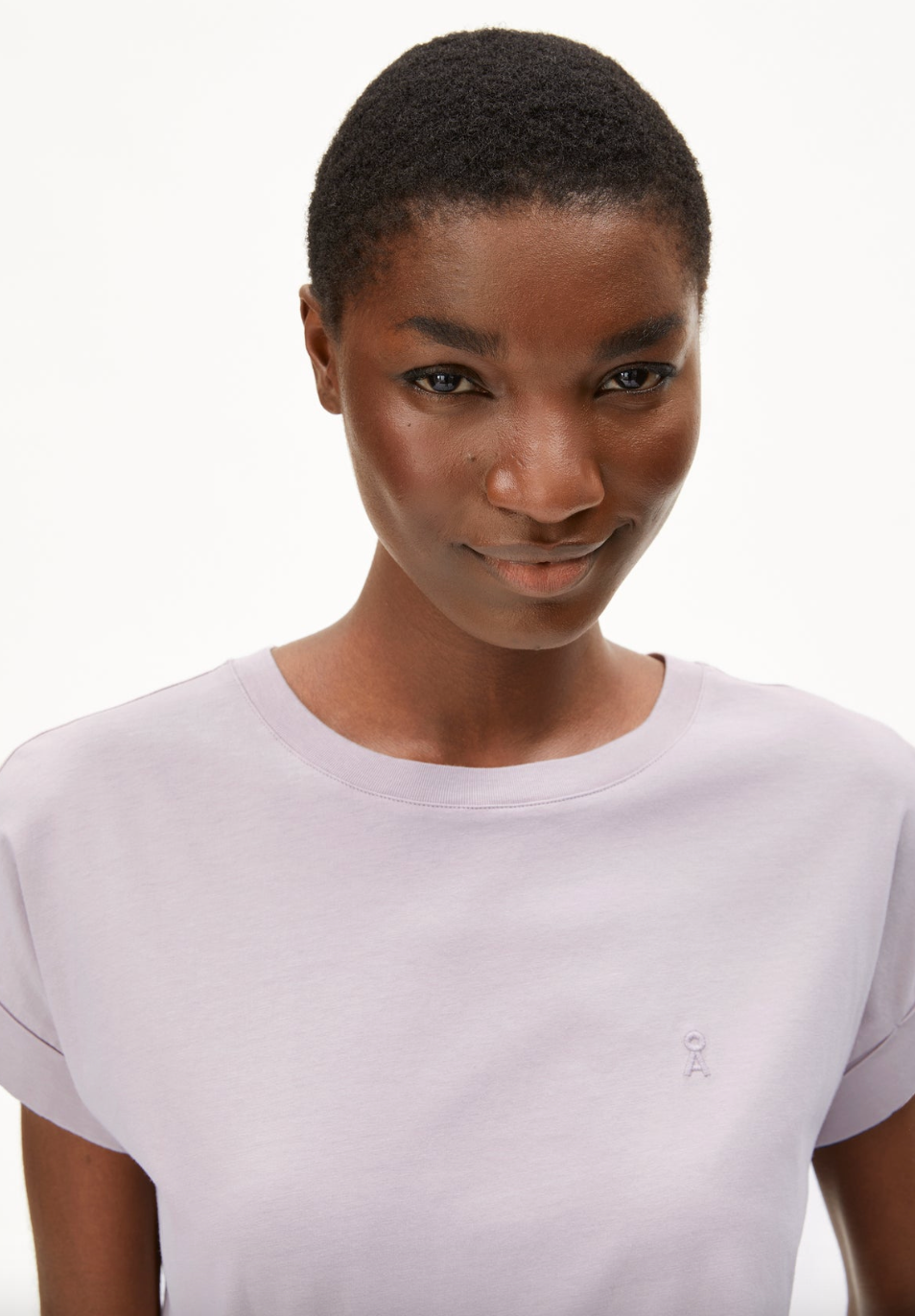 Armedangels IDAARA Logo Shirt Ice Grape