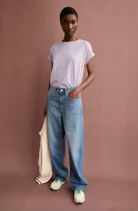 Armedangels IDAARA Logo Shirt Ice Grape