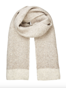 Mbym Sanelina Schal Hevelyn Light Grey Stripe