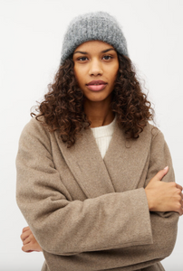 Mbym Mütze Muskan Brushy Medium Grey Melange