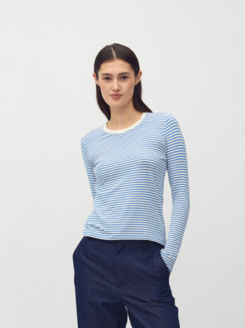 Mbym Christina Longsleeve Saphire Sugar Stripe
