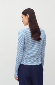 Mbym Christina Longsleeve Saphire Sugar Stripe