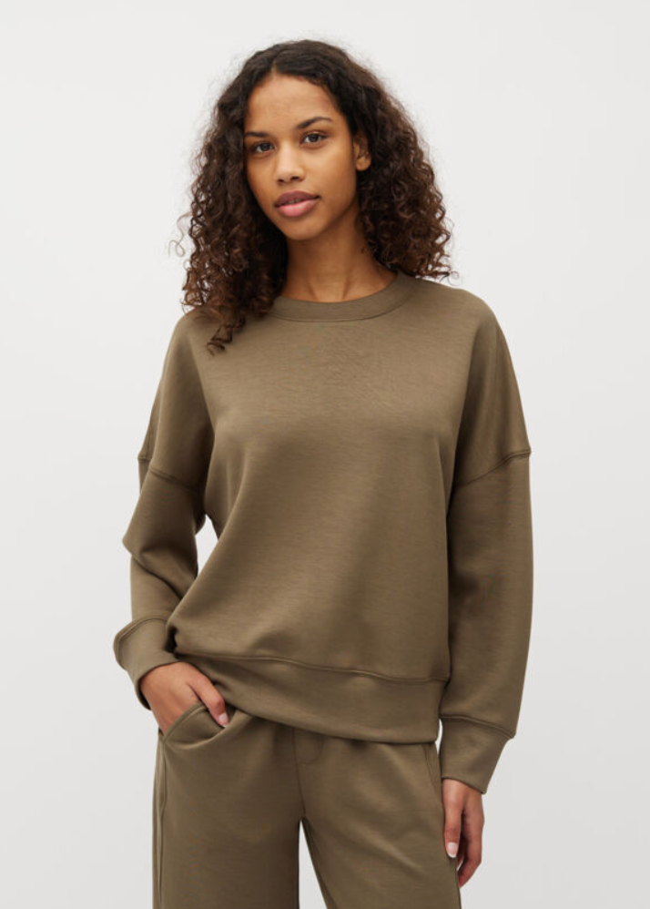 Mbym Gill Sweatshirt Green Leaf
