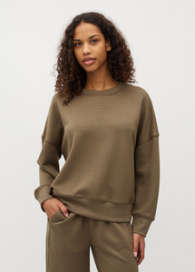Mbym Gill Sweatshirt Green Leaf